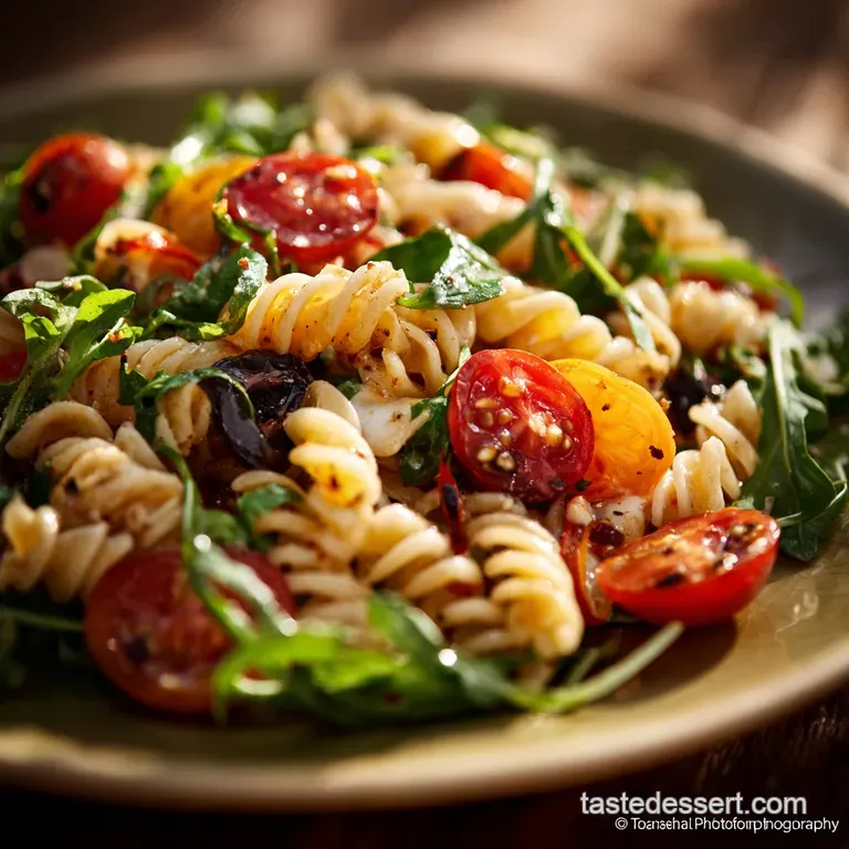 Summer Pasta Salad with Baby Greens: Lemon-Herb Bow Tie Recipe