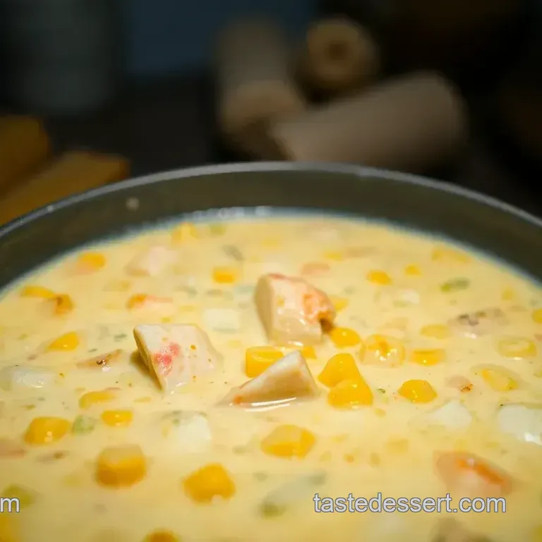 Sunny Crab and Corn Chowder