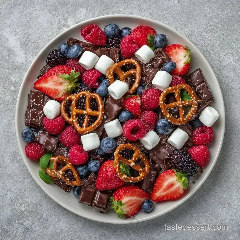 Sweet Dessert Platter Recipe: Fresh and Colorful