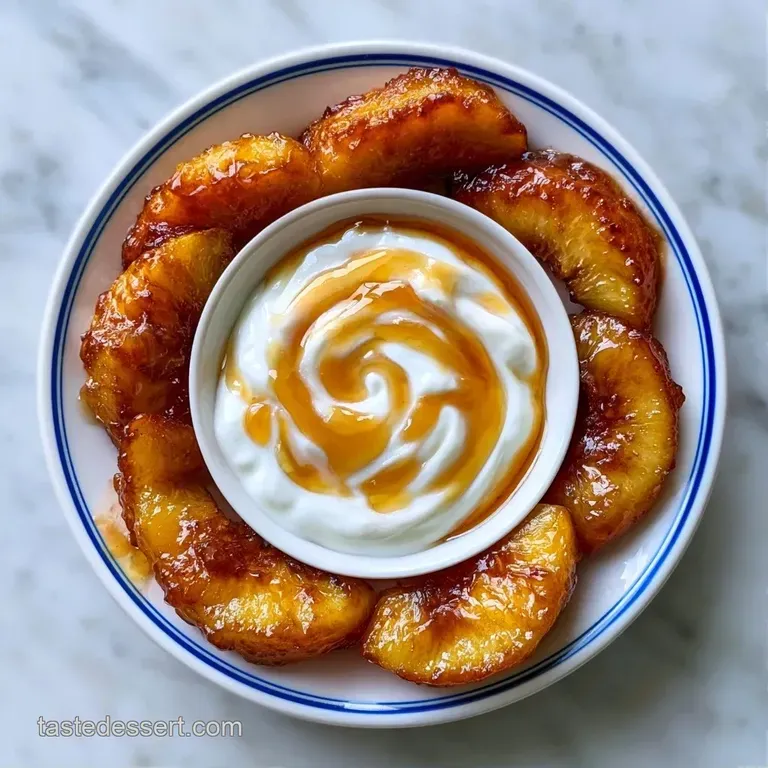 Elegant platter of vibrant peach wedges, dollops of snowy ricotta, and toasted almonds drizzled with golden honey.