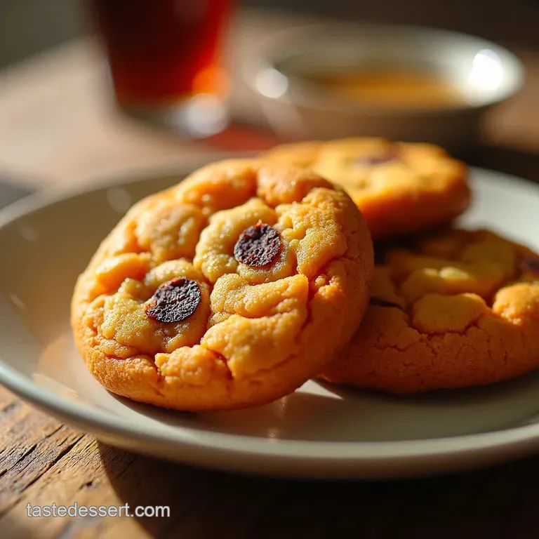 Sweet Potato Sunset Cookies Three Ingredients to Bliss presentation