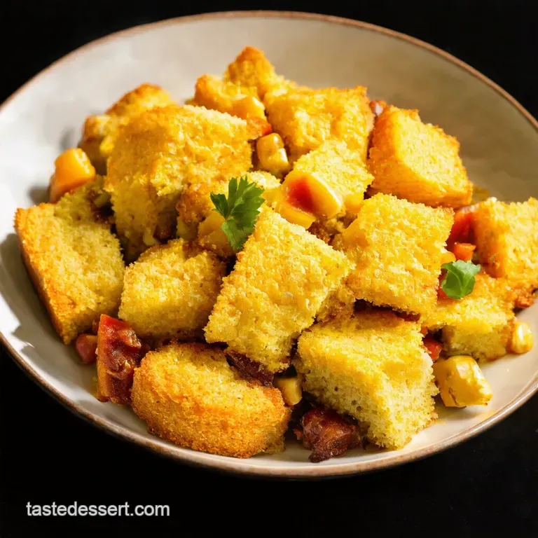 Sweet Smoky Cornbread Salad