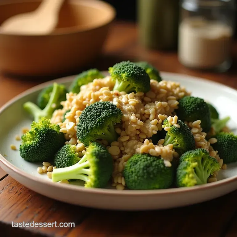 The Ultimate Picnic Pal Tangy Creamy Broccoli Salad with Toasted Seeds presentation