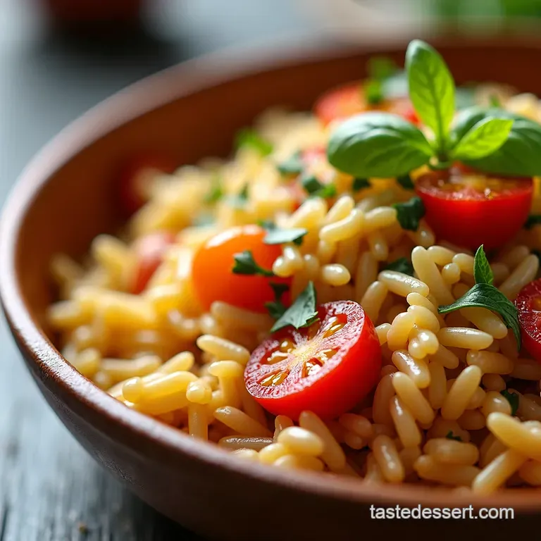 Tangy Mediterranean Orzo Salad Sunshine on a Plate