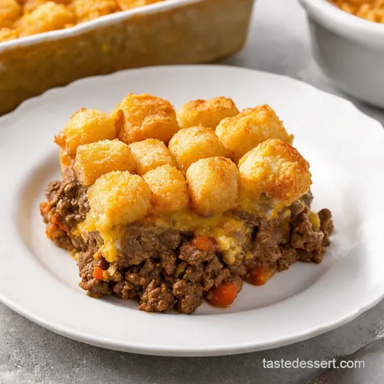Tater Tot Casserole with Ground Beef My Easy Hotdish