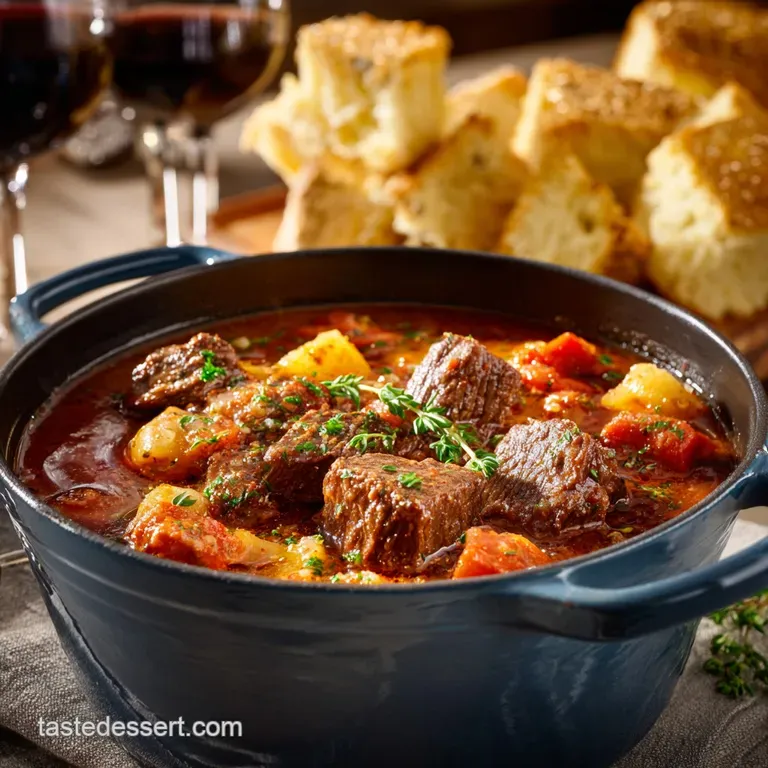 A Proper Hearty Claret Beef Tomato Acini Di Pepe Comfort Soup