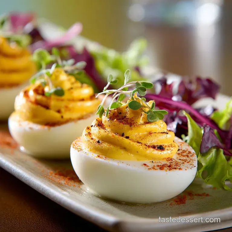 Thanksgiving Appetizer Deviled Eggs: The Gourmet Sage Butter Twist