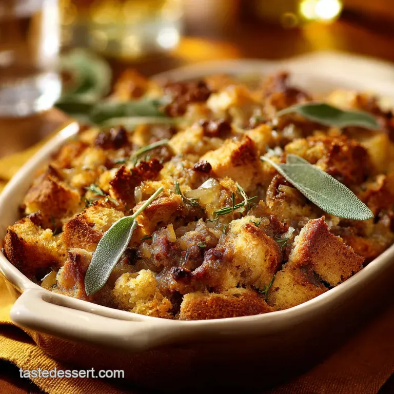 Thanksgiving Side Dishes: Sourdough Sage Cider Sausage Dressing (The Butchers Hearth)