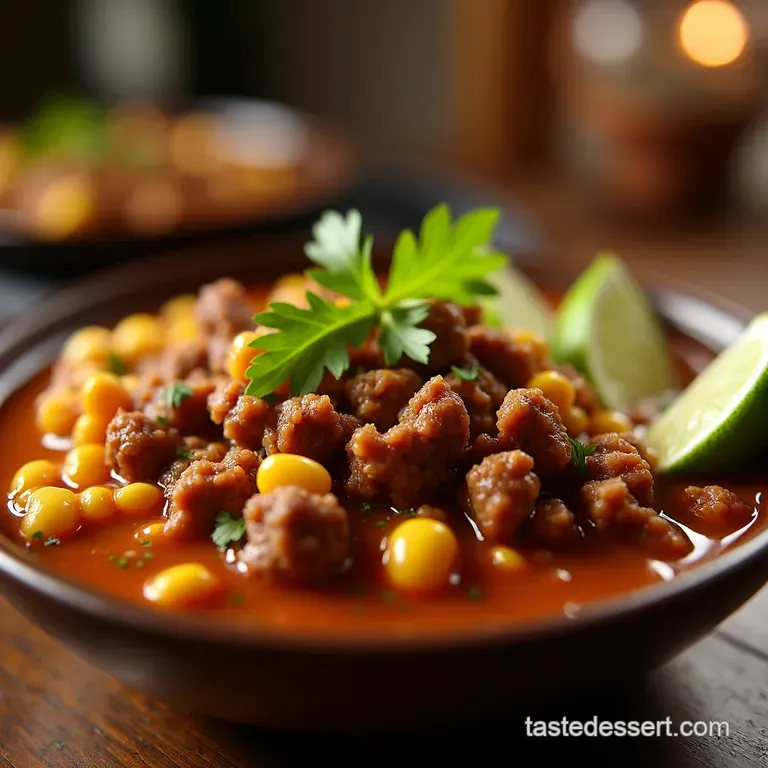 The Andean Comfort Bowl Hearty Cuchuco Soup presentation