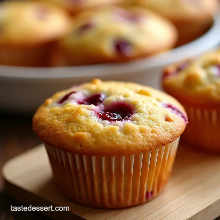 The Best Moist Cranberry Orange Muffins Recipe presentation