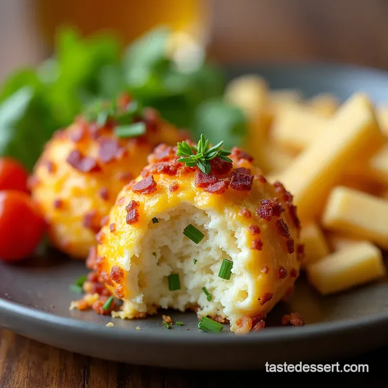 The Cracking Ploughmans Cheddar Bacon Cheese Ball