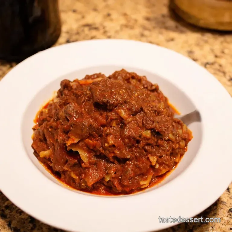 The Easiest Most Delicious Ultimate Beef Ragu presentation