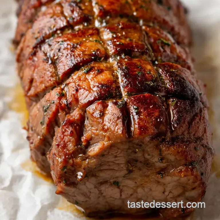 The Knackered-Knees No More: Ultimate Beef Tenderizing Marinade presentation