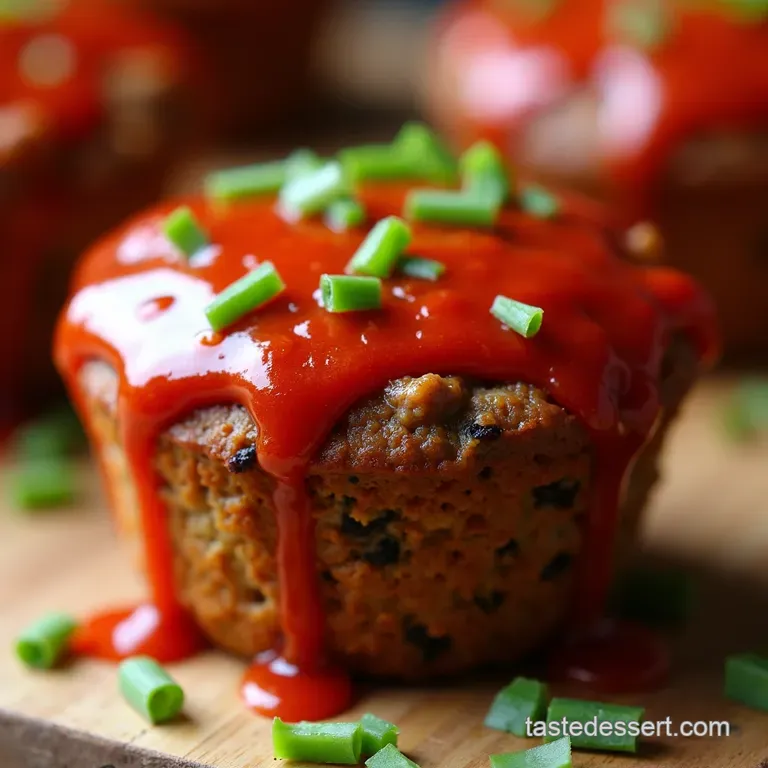 The Perfect Portion Juicy KetchupGlazed Meatloaf Muffins presentation