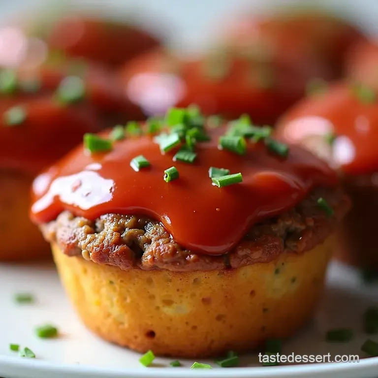 Juicy KetchupGlazed Meatloaf Muffins Easy Weeknight Dinner