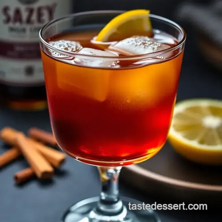 The Perfect Sazerac presentation