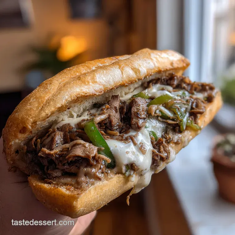 The Proper Philly Cheesesteak Ultimate Sandwich Perfection presentation