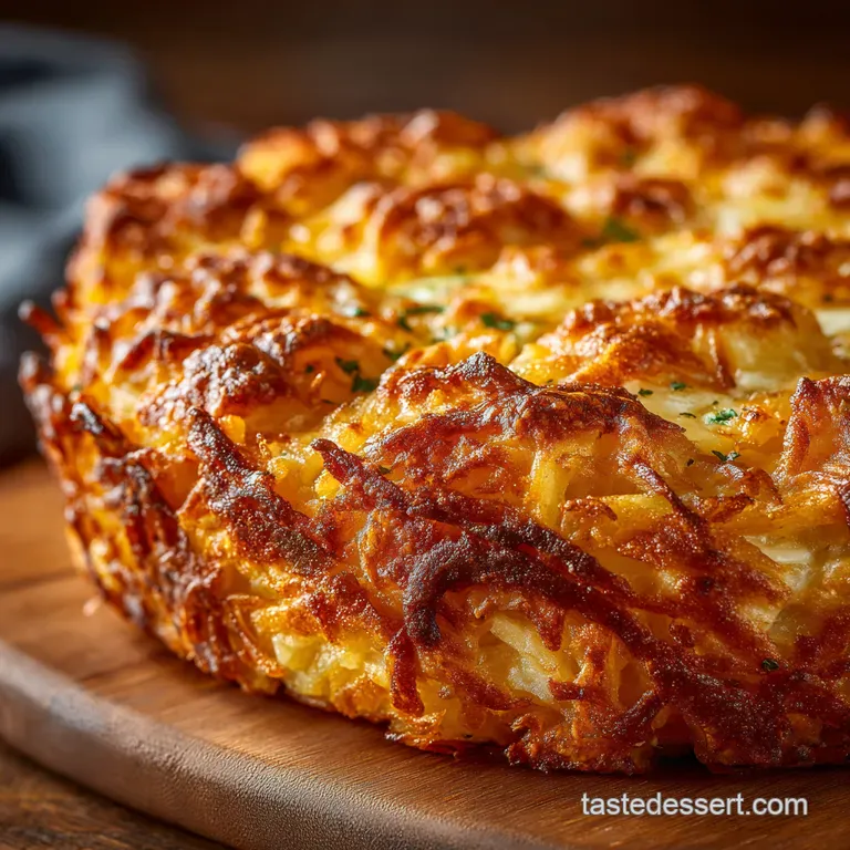 The Ultimate Cheesy Hashbrown Breakfast Casserole presentation