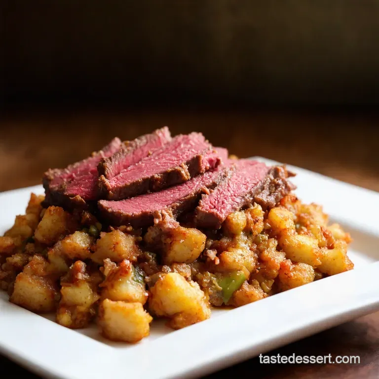 The Ultimate Comfort Food Corned Beef Hash Elevated presentation