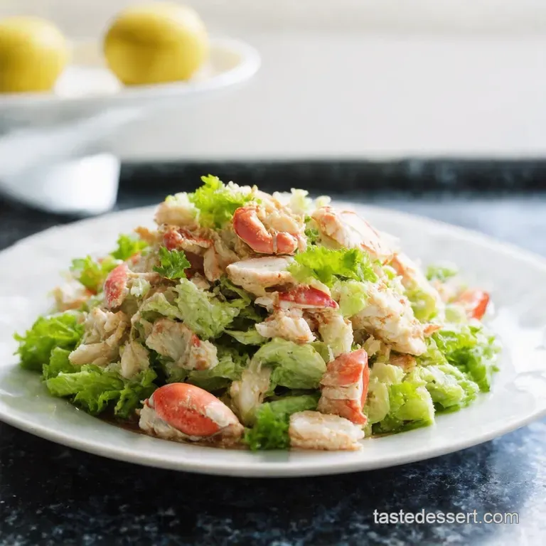 The Ultimate Crab Salad a Seaside Classic Elevated presentation