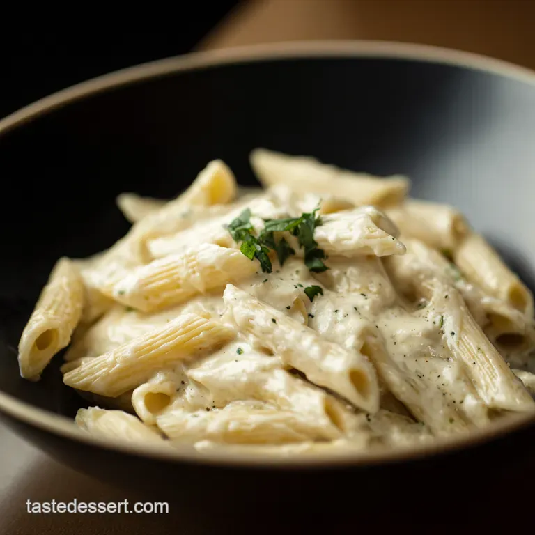 The Ultimate Creamy Penne Alfredo No Fuss