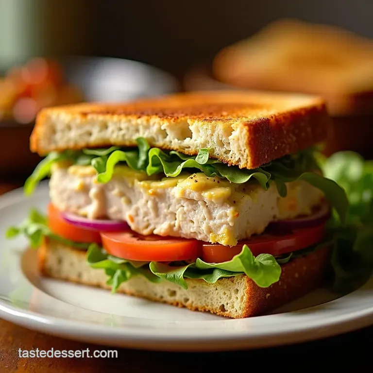The Ultimate Tuna Melt a Classic Elevated presentation