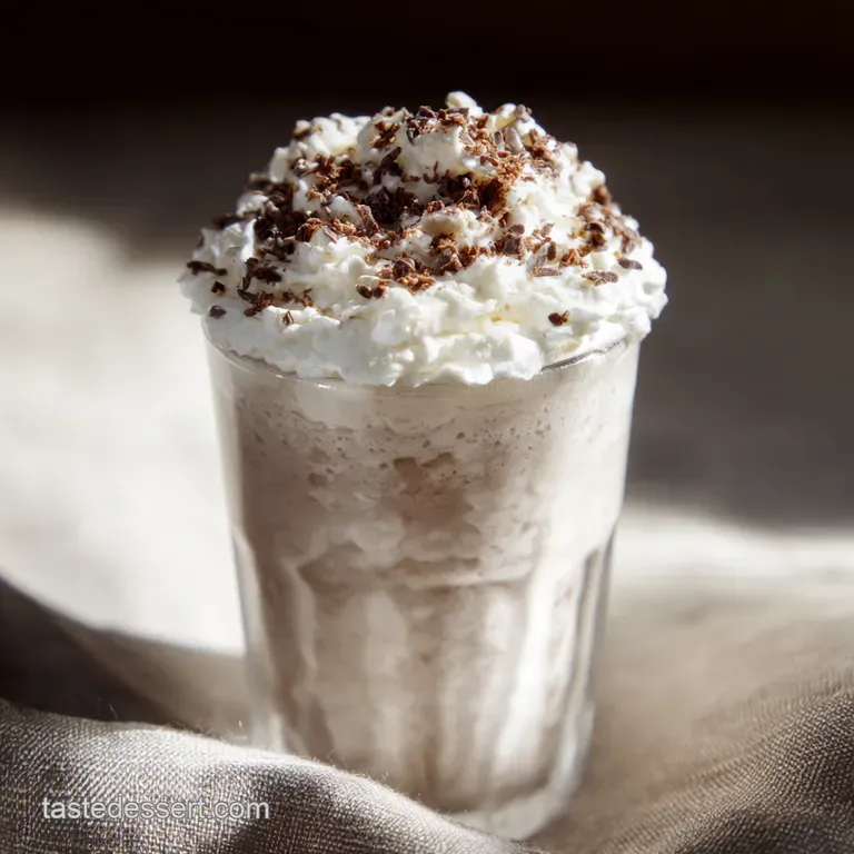 The Ultimate Vanilla Bean Thick Shake presentation