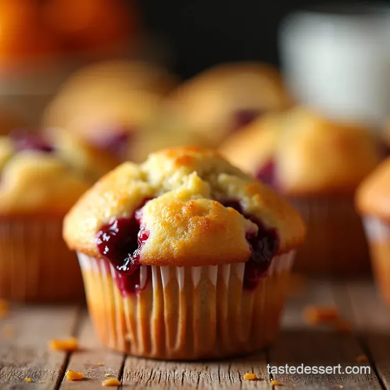 The Ultimate Zesty Cranberry Orange Burst Muffins presentation