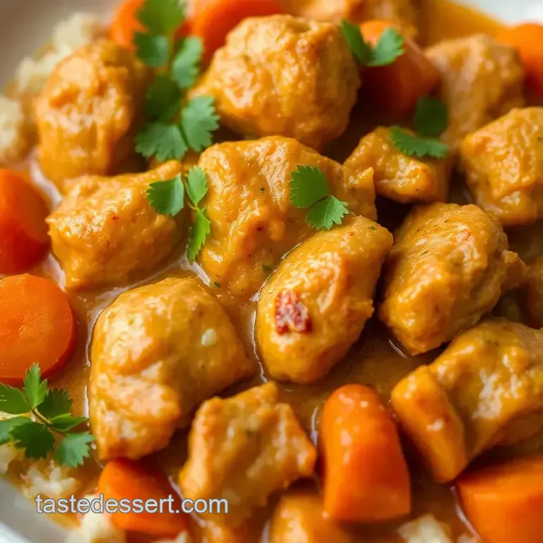 Thermal Cooking Chicken Curry Delight presentation