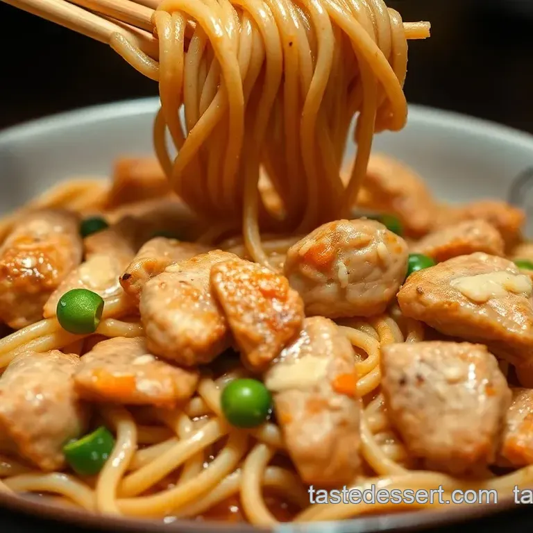 Ultimate Three Cup Chicken Noodles: Quick Sticky &amp Delicious!