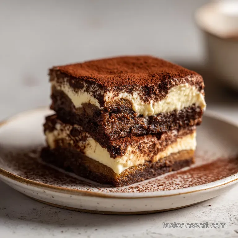 Tiramisu Brownies: Espresso Mascarpone Dessert