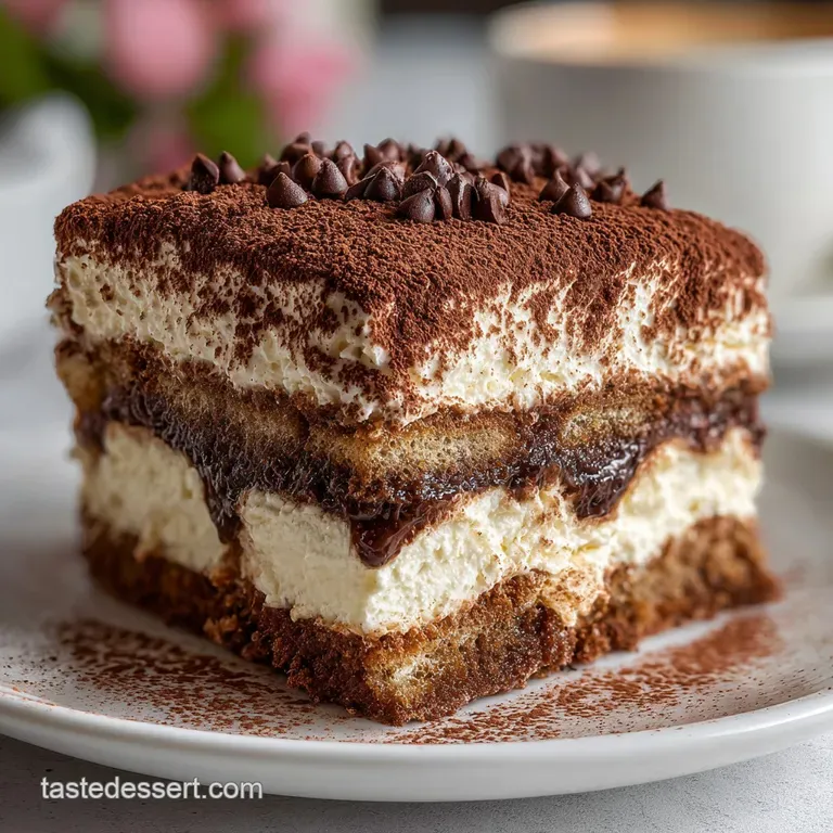 Torta Tiramis&ugrave; per Compleanno con Gocce