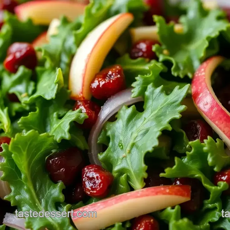 Tossed Kale Salad with Maple Dressing