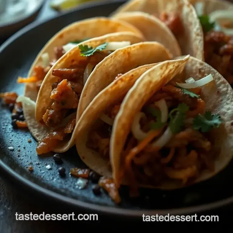 Tripas Tacos: Crispy & Delicious Street-Style Intestine Tacos presentation