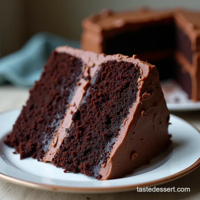 The Ultimate Triple Chocolate Layer Cake with Silky Ganache The Decadent Triple Threat Ultimate Dark Chocolate Layer Cake with Silky Ganache Frosting