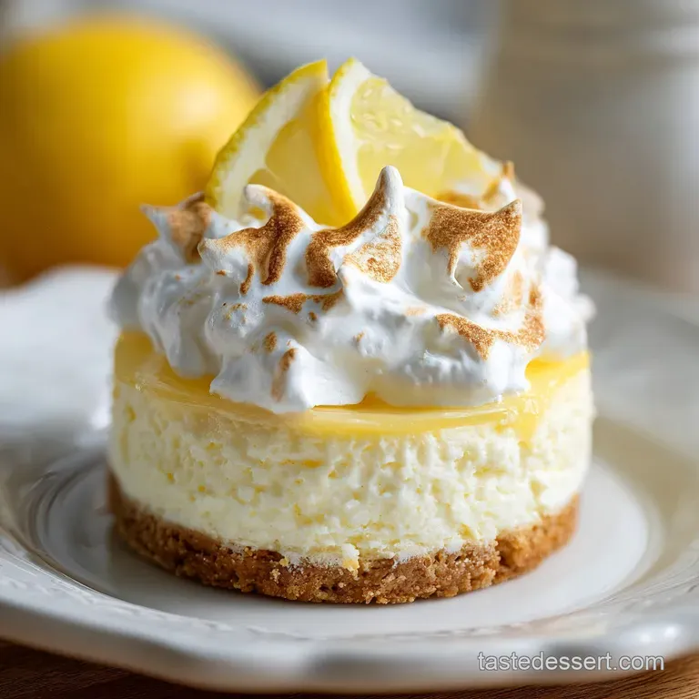 Triple Lemon Meringue Cheesecake: Silky Citrus Custard