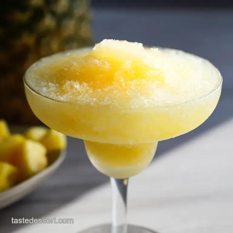 Tropical Getaway Frozen Daiquiri presentation