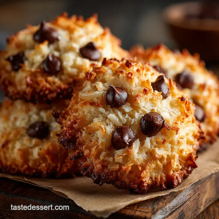 Tropical Paradise Chewy Coconut Chocolate Chip Cookies