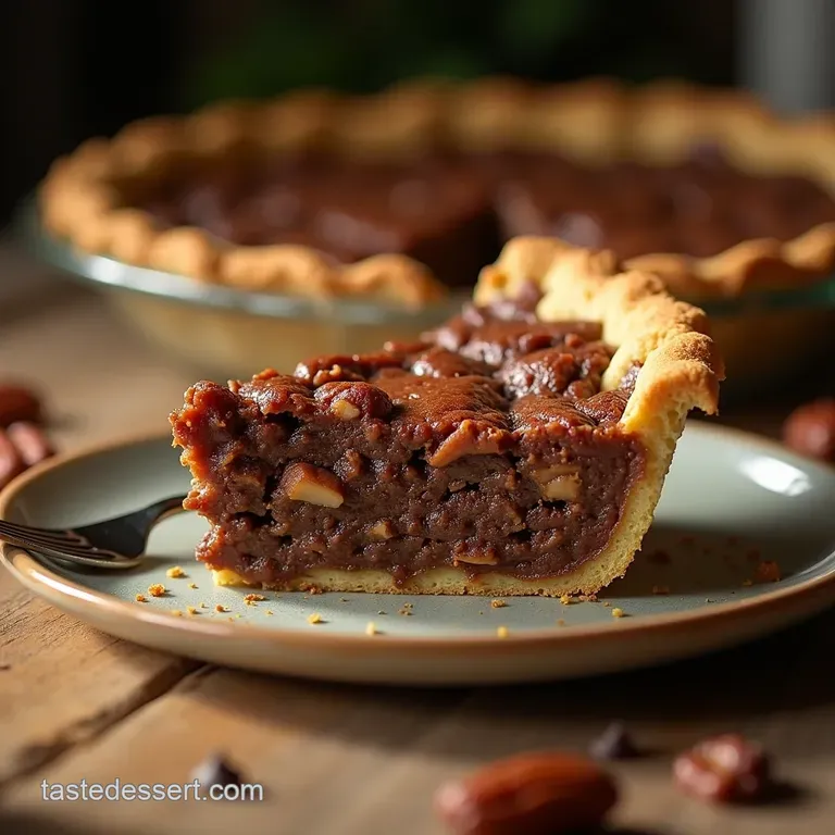 The Tuscaloosa Toll House Dream Pie Cookie Meets Caramel Glory presentation