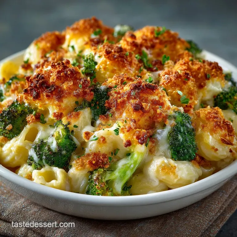 The Cheesy Green Giant Ultimate Baked Broccoli Macaroni and Cheese