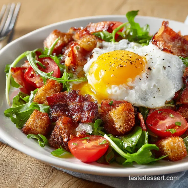 Breakfast Blt Salad: the Brunch Boss Recipe presentation