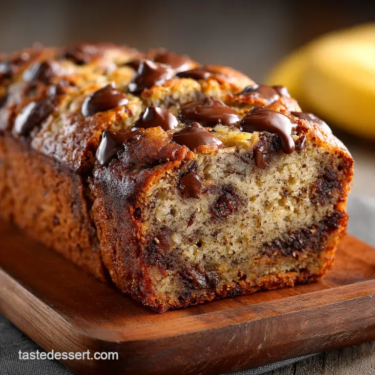 Chocolate Chip Banana Bread: The Crumbly King