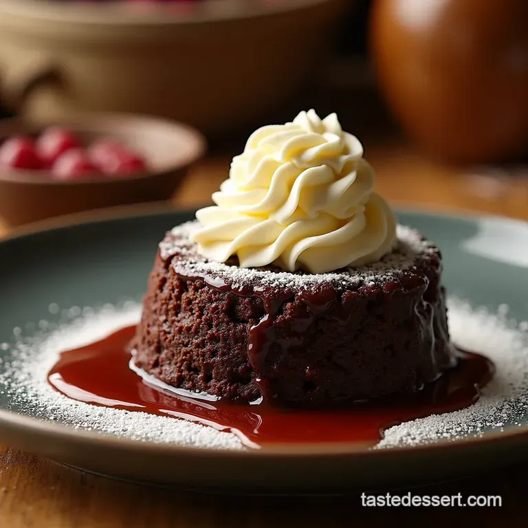 The Oh My Goodness Chocolate Lava Dump Cake Effortless Decadence presentation