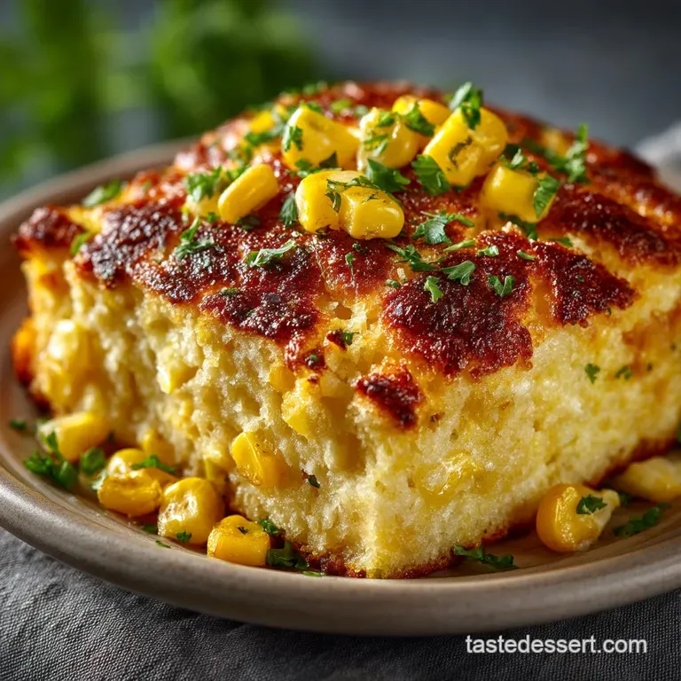 The Ultimate German Corn Pudding Maisauflauf presentation