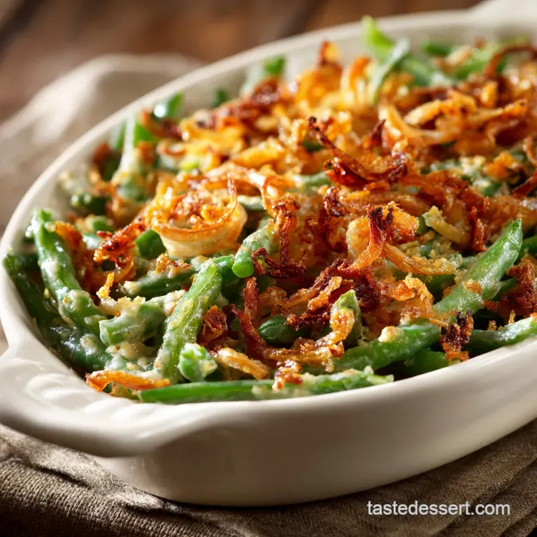 Green Bean Casserole from Scratch: the Creamiest Most Flavorful Holiday Side presentation