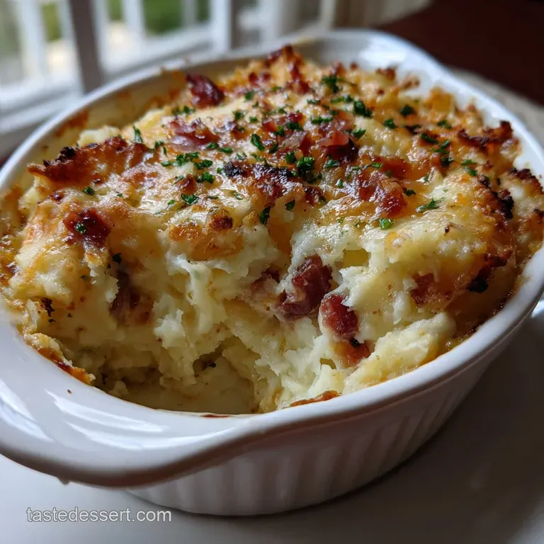The Best Loaded Mashed Potatoes: Casserole