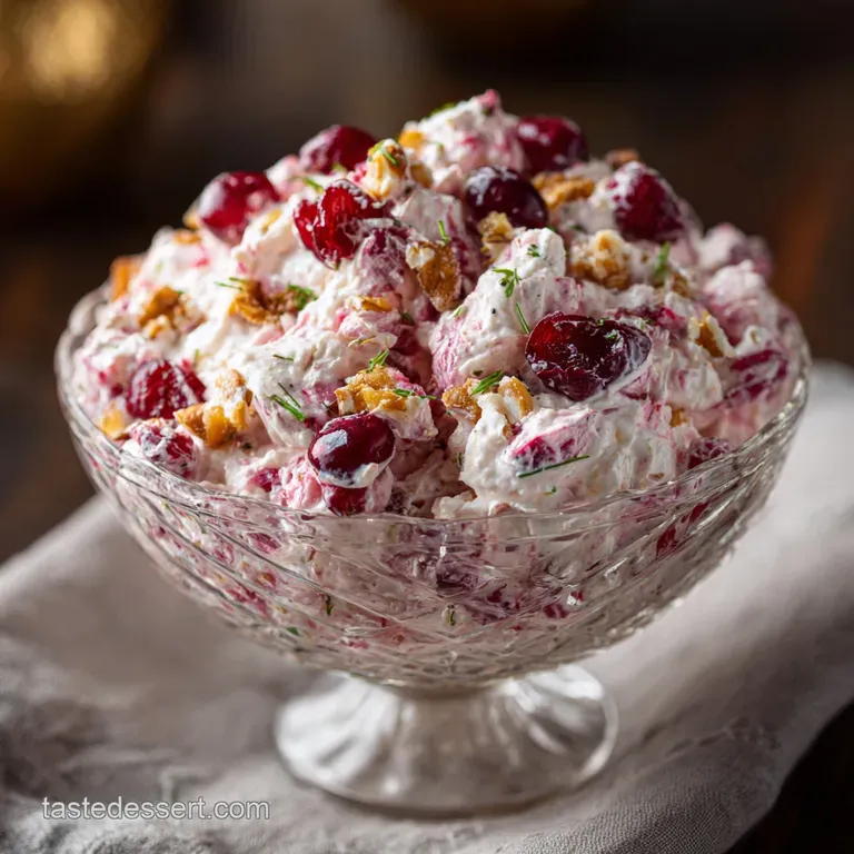 Cranberry Fluff Salad: The Ultimate Cloud-Like No-Bake Side Dish