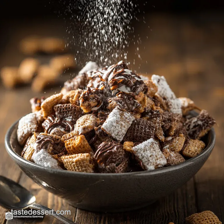 Chefs Signature Peanut Butter Chocolate Muddy Buddies Puppy Chow