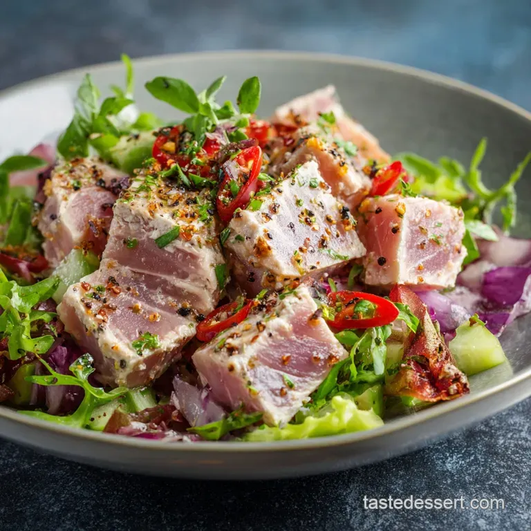 Tuna Salad: the Ultimate Proper Job Recipe with Greek Yogurt and Dill presentation