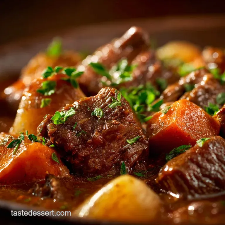 Beef Stew: the Ultimate British Pub-Style Recipe presentation